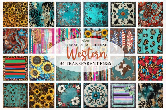 Crafting the Frontier: Western Background PNG Sublimation