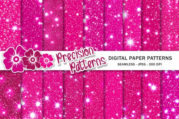 Hot Pink Glitter Baackground: A Burst of Digital Energy