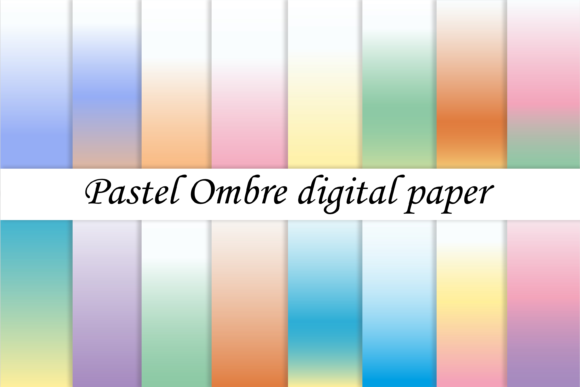 Mastering Visual Depth: The Ombre Digital Paper Gradient Background