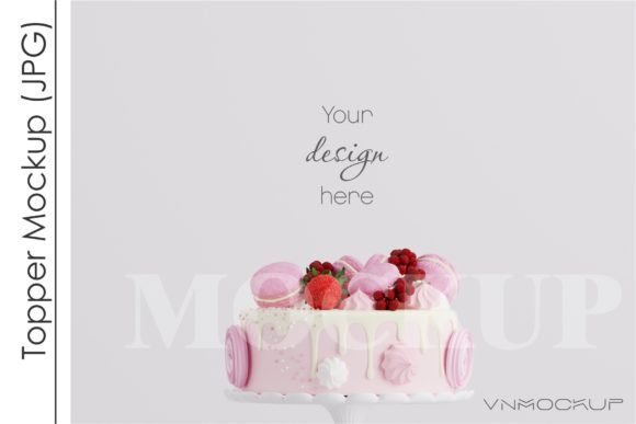 Perfecting Your Party Visuals: The Ultimate Cake Topper Mockup