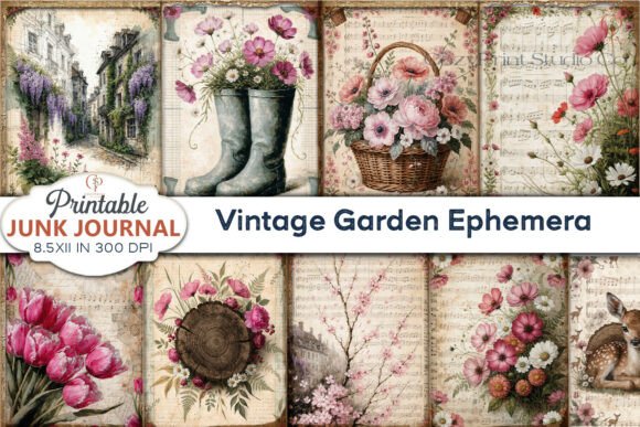 Vintage Garden Ephemera: Crafting with Timeless Charm